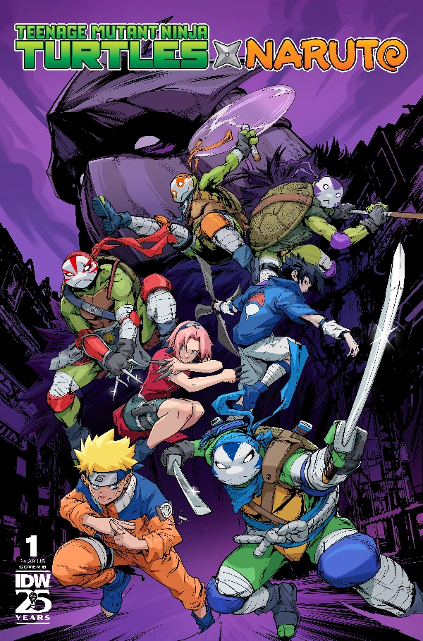 Ecomics - Teenage Mutant Ninja Turtles x Naruto 1 Variant B (Prasetya)