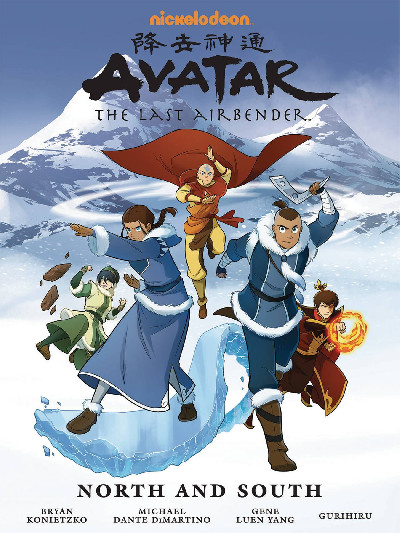AVATAR LAST AIRBENDER NORTH AND SOUTH LIBRARY EDITION HC 