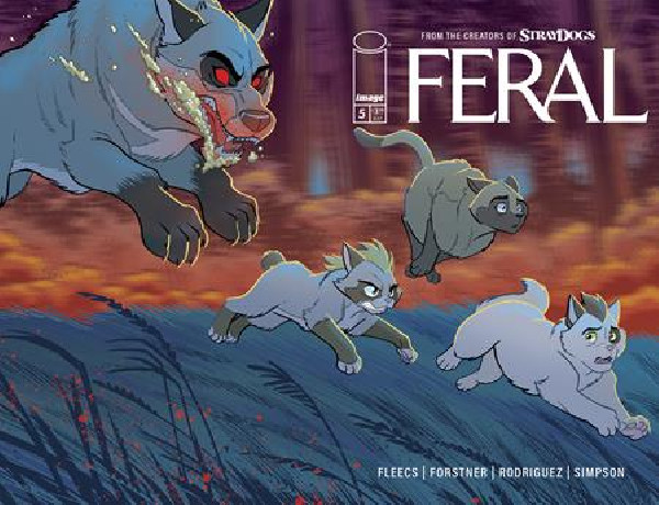 FERAL 5 CVR A TONY FLEECS & TRISH FORSTNER WRAPAROUND